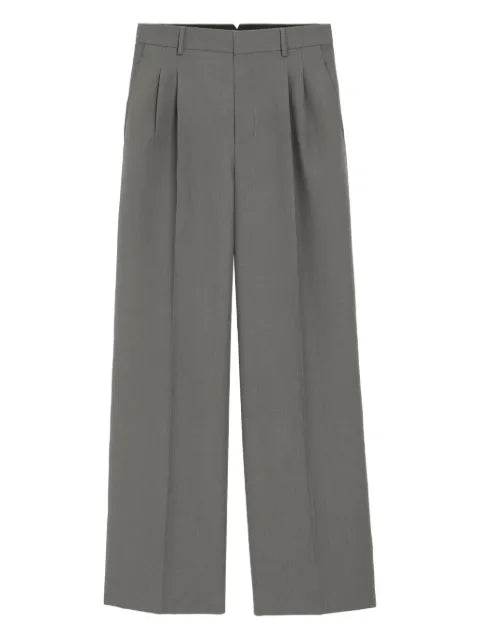 AMI Paris - New Wool Low Waist Wide Trousers