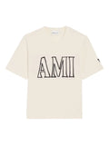 AMI Paris - Cotton Ami Paris Print T-Shirt