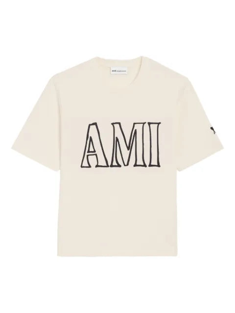 AMI Paris - Cotton Ami Paris Print T-Shirt