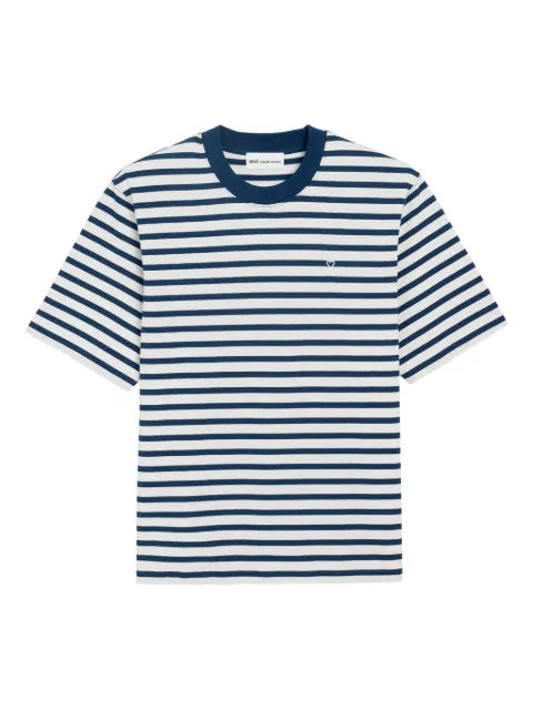 AMI Paris - Cotton Boxy Fit Mariniere Ami De Coeur T-Shirt