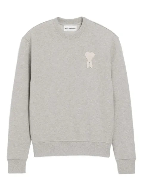 AMI Paris - Cotton Knitted Ami De Coeur Sweatshirt