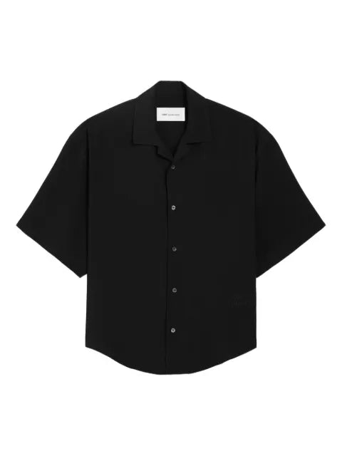 AMI Paris - Short Sleeve Embroidered Ami Paris Boxy Shirt