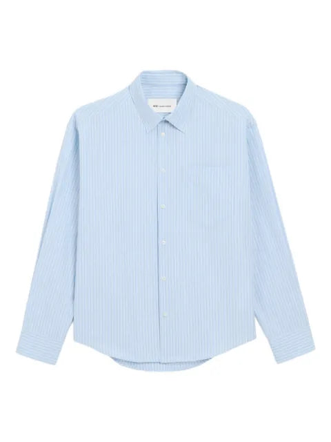 AMI Paris - Cotton Long Sleeve Ami De Coeur Boxy Shirt