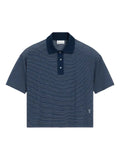 AMI Paris - Cotton Striped Ami De Coeur Polo
