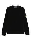 Stone Island - 6100056 Organic Cotton Waffle Fleece Regular-Fit Crewneck Sweatshirt