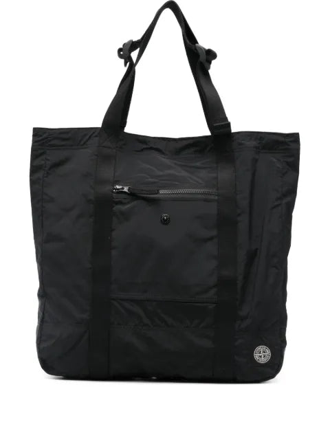 Stone Island - Logo-Patch Tote Bag