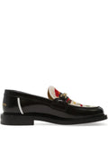 Filling Pieces - Embroidered Chain Loafers