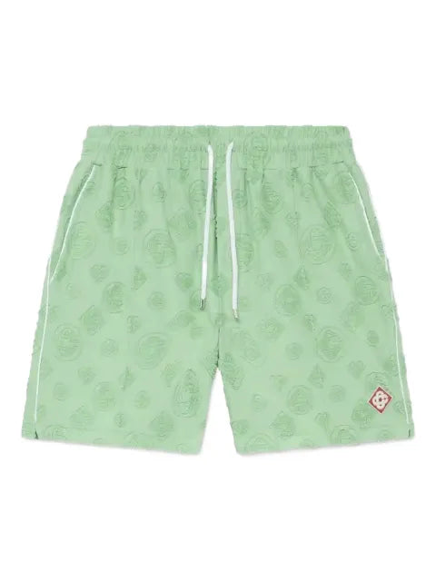 Casablanca - Monogram-Pattern Track Shorts
