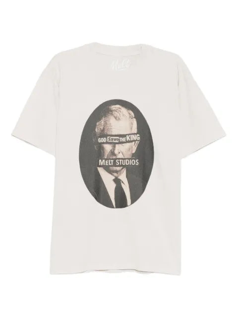 Melt - Slogan-Print T-Shirt