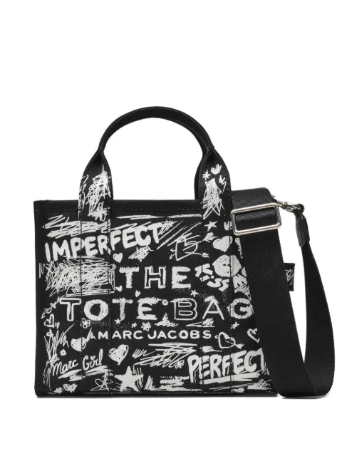 Marc Jacobs - The Punk Scribble Canvas Small Tote Bag