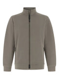 Boggi Milano - Zipped Sweatshirt In Cotton Blend Scuba Piquã©