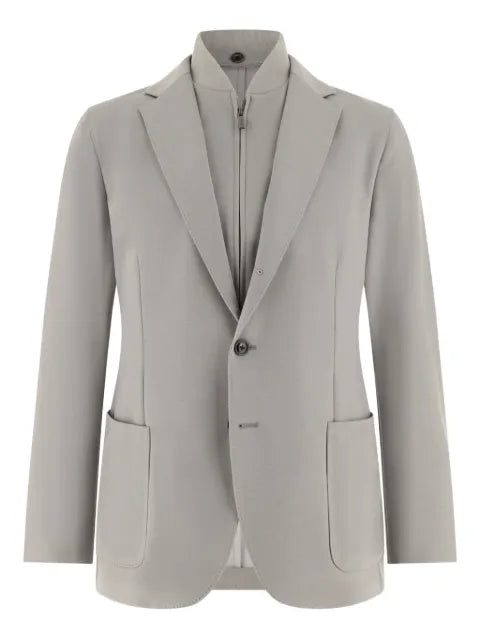 Boggi Milano - Wool Blend Sweatshirt Jacket