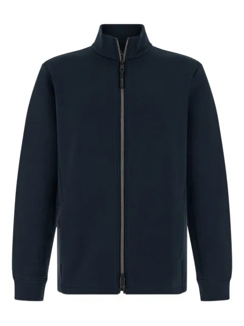 Boggi Milano - Full-Zip Hoodie In Lightweight Cotton Blend Scuba