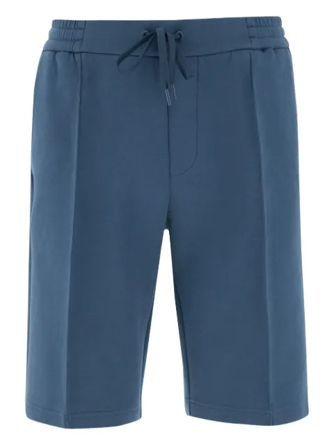 Boggi Milano - Bermuda Shorts In Lightweight Cotton Blend Scuba