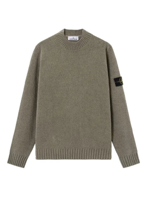 Stone Island - 5100005 Moss Stitch Cotton Chenille Sweatshirt