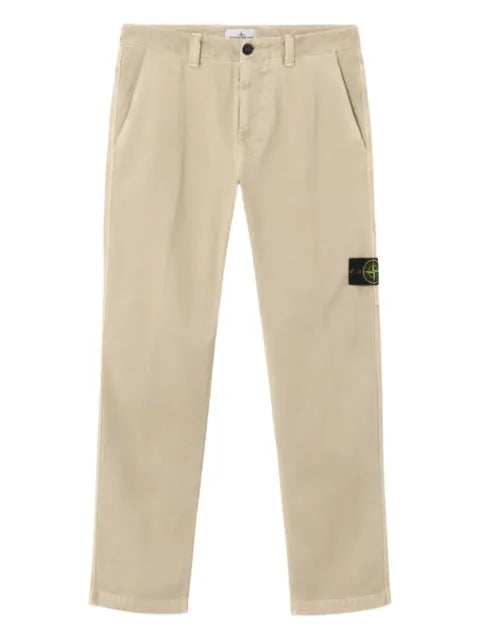 Stone Island - 3100037 Organic Panama Cotton 'Old' Effect  Trousers