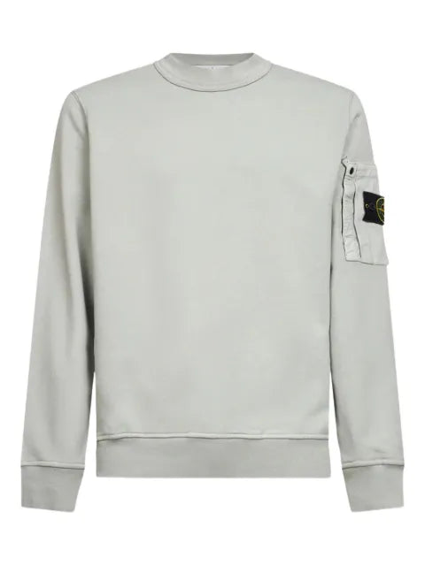 Stone Island - Compass-Patch Pocket-Detail Sweatshirt