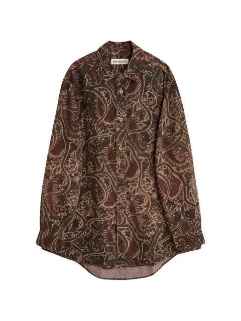 OUR LEGACY - Vast Paisley-Print Shirt