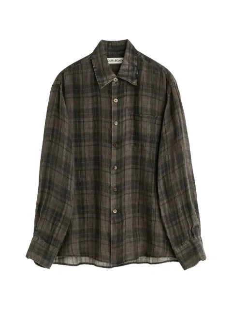 OUR LEGACY - Above Pocket Checked Shirt