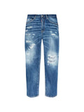 DSQUARED2 - Medium Ripped Wash Bro Jeans