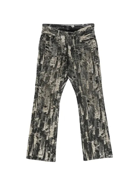 Purple Brand - P026 Beaded Destroyed Baggy Jeans