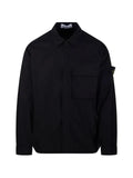 Stone Island - 1200032 Stretch Cotton Tela 'Paracadute' Comfort-Fit Overshirt With Snap Fastening