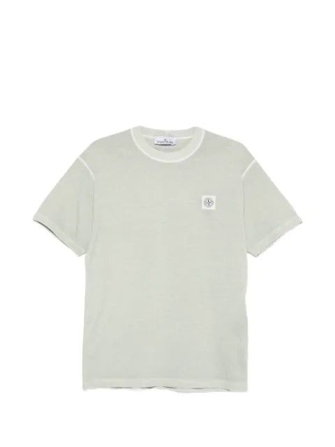 Stone Island - 2100026 Organic Cotton Jersey 'Fissato' Effect T-Shirt