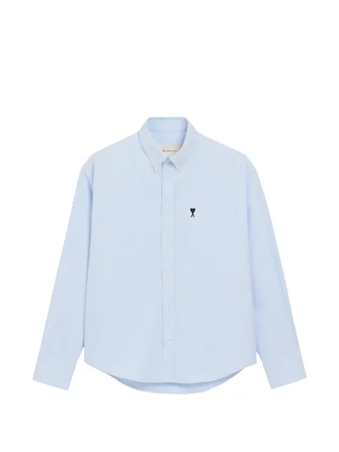 AMI Paris - Logo-Embroidered Shirt