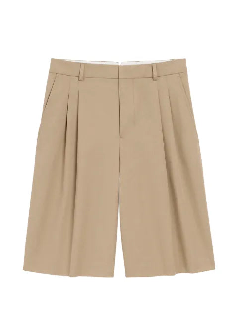 AMI Paris - Wide-Leg Tailored Shorts