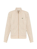 Lacoste - Patterned Zip-Up Sweatshirt