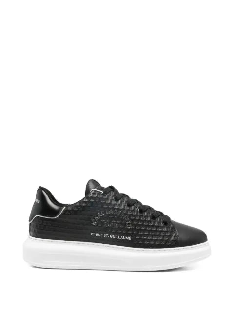 Karl Lagerfeld - Kpri Microgram-Pattern Sneakers