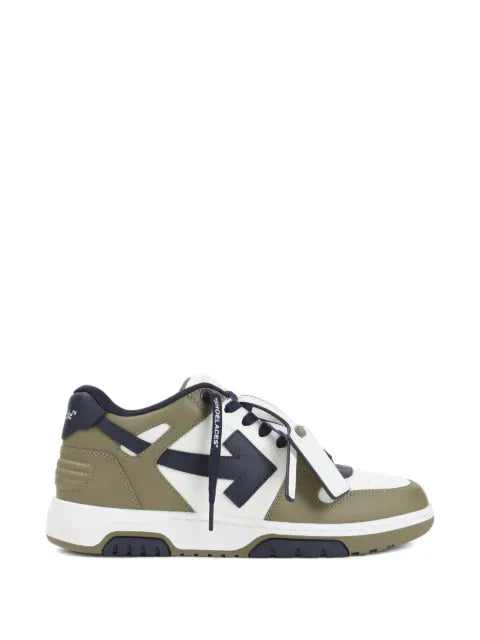 Off-White - Out Of Office Arrow-Logo Leather Sneakers
