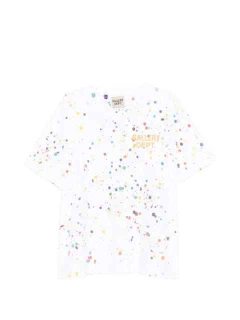 GALLERY DEPT. - Paint-Splatter Logo-Print T-Shirt