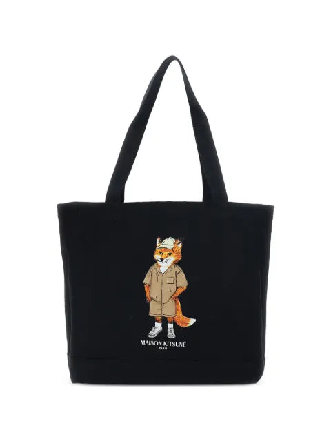 Maison Kitsuné - Fox-Graphic Tote Bag
