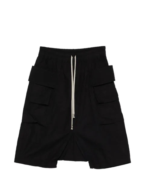 Rick Owens DRKSHDW - Creatch Cargo-Pocket Drawstring Shorts