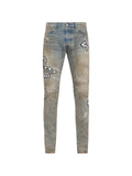 AMIRI - Domino Applique Skinny Jeans