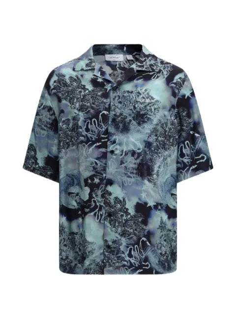 Off-White - Printed Bowling Shirt