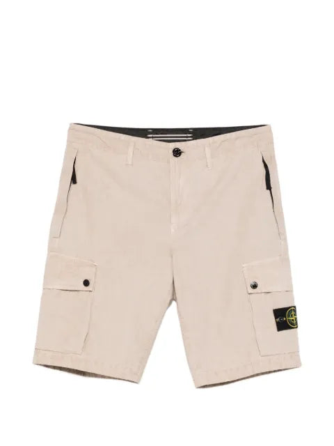 Stone Island - Logo-Patch Cargo Shorts