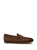 Santoni - Carlo Suede Penny Loafers