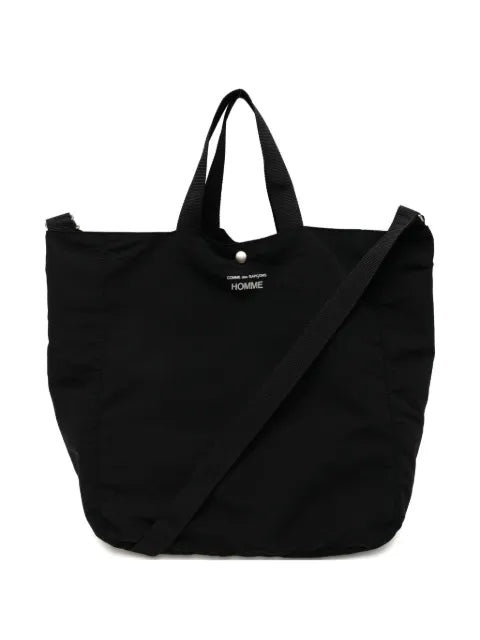 Comme des Garçons Homme - Logo-Print Shoulder-Strap Tote Bag