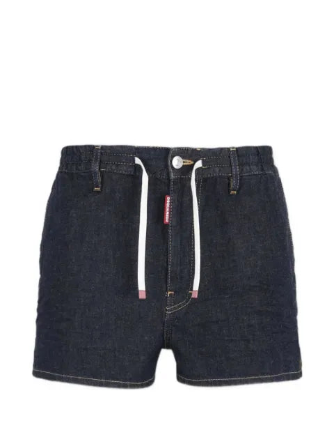 DSQUARED2 - Dark Weight Wash Pull On Shorts