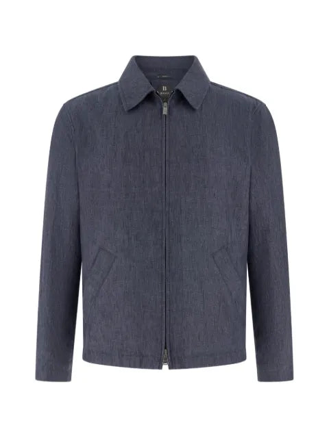 Boggi Milano - Technical Linen Bomber Jacket