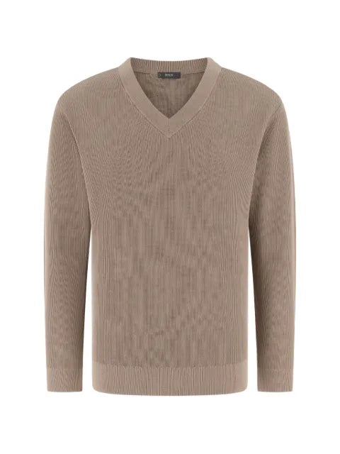 Boggi Milano - Ribbed V-Neck Sweater