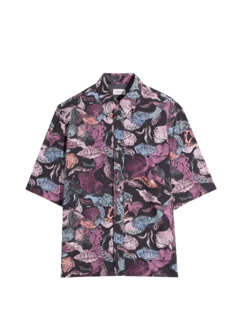 LEMAIRE - Short Sleeve Shirt In Floral Printed Cotton