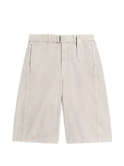 LEMAIRE - Denim Short In Heavy Broken Twill Snow