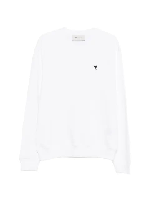 AMI Paris - Cotton Contrasted Ami De Coeur Sweatshirt