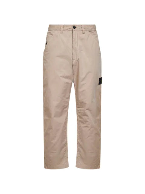 Stone Island - 3100008 Mercerised Organic Cotton Ripstop Trousers