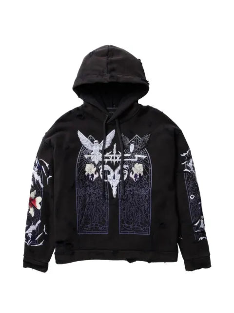 Who Decides War - Front-Embroidered Hoodie