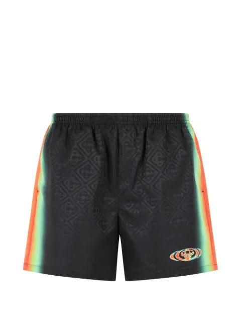 Casablanca - Monogram Tonal-Pattern Swimming Shorts