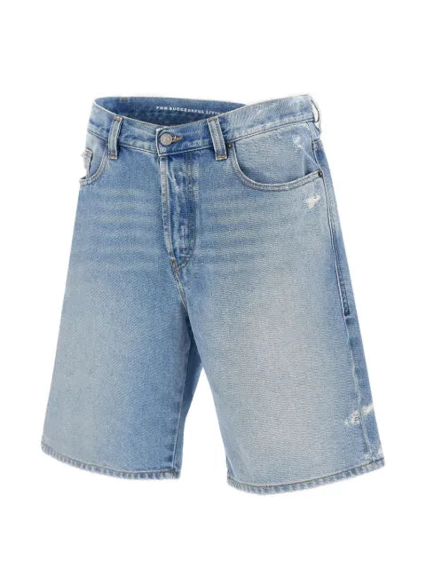 Diesel - Shorts In Destroyed Denim